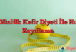7 Günlük Kefir Diyeti İle Hızlı Zayıflama