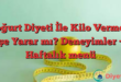 Yoğurt Diyeti İle Kilo Vermek İşe Yarar mı? Deneyimler + Haftalık menü